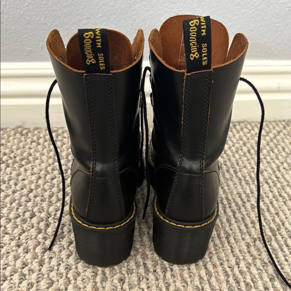 Dr. Martens Black Leather Boots - Picture 3 of 6